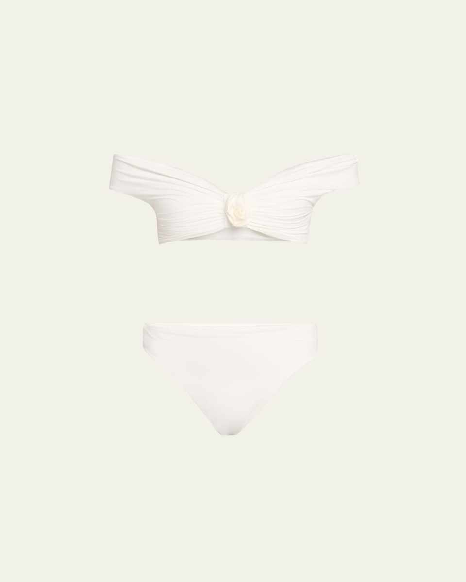 Sauco Off-Shoulder Two-Piece Swimsuit